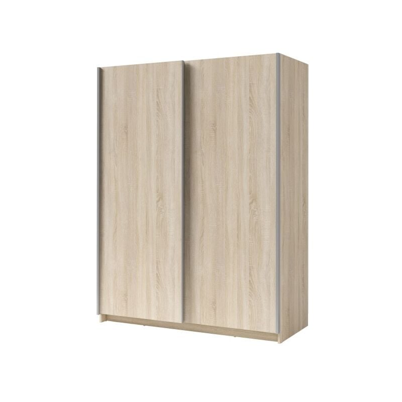 foto del prodotto armadio con 2 porte scorrevoli collezione gozu colore rovere sonoma 150 x 198 x 62 cm
