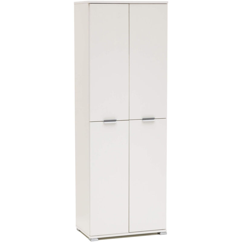 foto del prodotto armadio con 4 ante bianco 60 x 38 x h174 cm