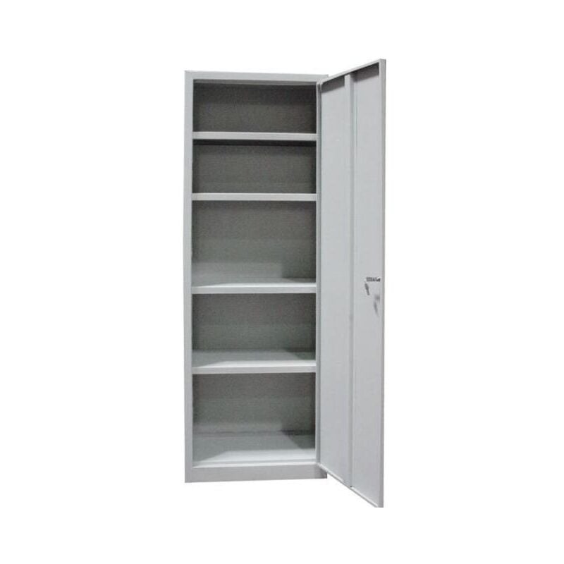 foto del prodotto armadio con ripiani in lamiera metallo 1 anta cm.60x40x176h tuttopiani smontato