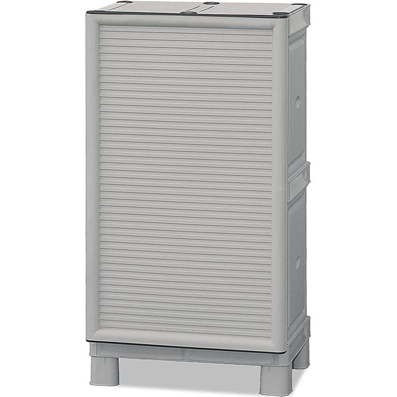 foto del prodotto armadio concert di media altezza in polipropilene 50 x 39 x 92 cm colore grigio