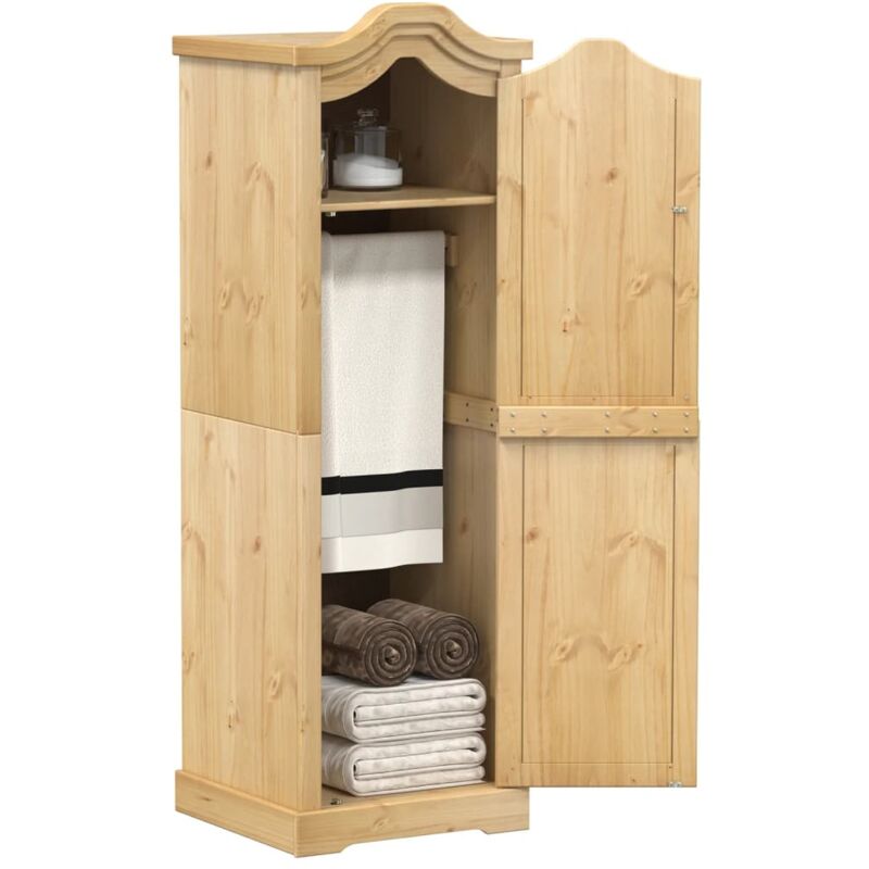 foto del prodotto armadio corona 55x52x170 cm in legno massello di pino vidaxl