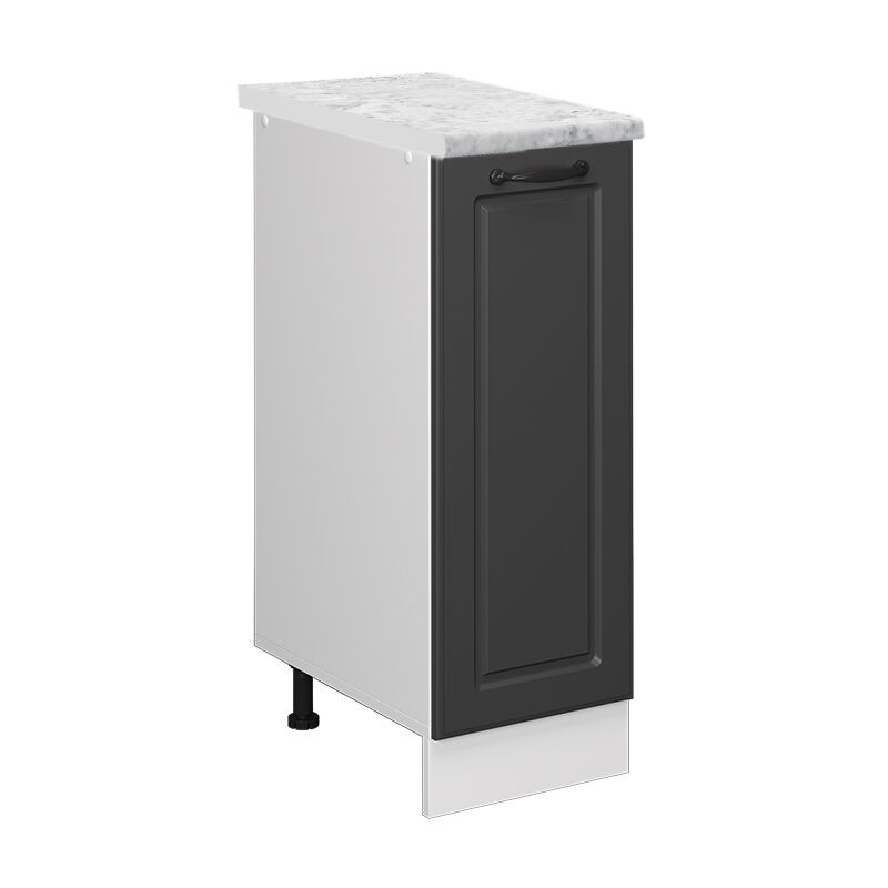 foto del prodotto armadio cucina dispensa alto r line, antracite casa di campagna, 30 cm pl marmo, vicco