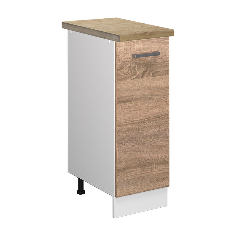 foto del prodotto armadio cucina dispensa alto r line, sonoma, 30 cm , pl rovere vicco
