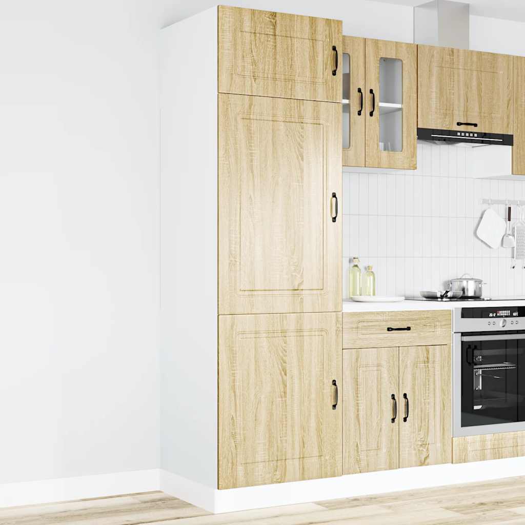 foto del prodotto armadio da cucina kalmar rovere sonoma in legno multistrato