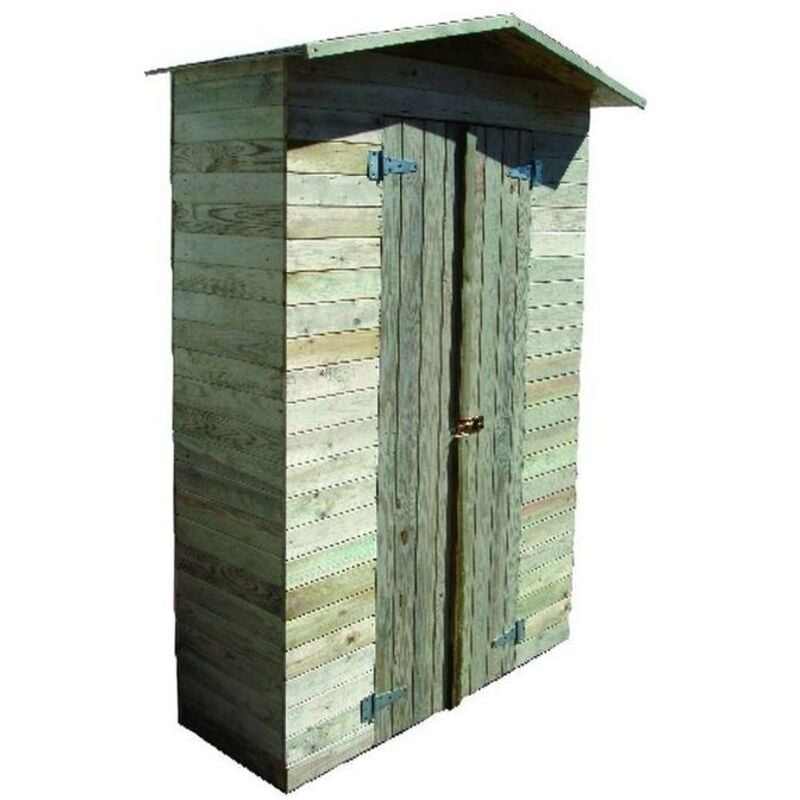 foto del prodotto armadio da giardino in legno blinky mod. gilda 135x61x201