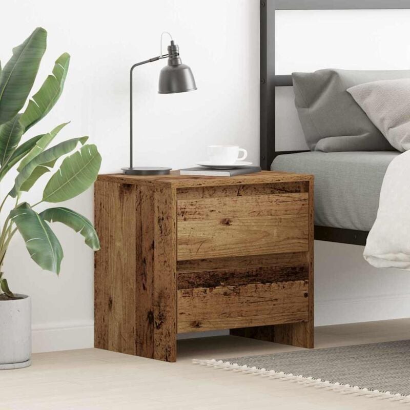 foto del prodotto armadio da notte con cassetto legno vecchio 45 x 34 x 44.5 cm vidaxl