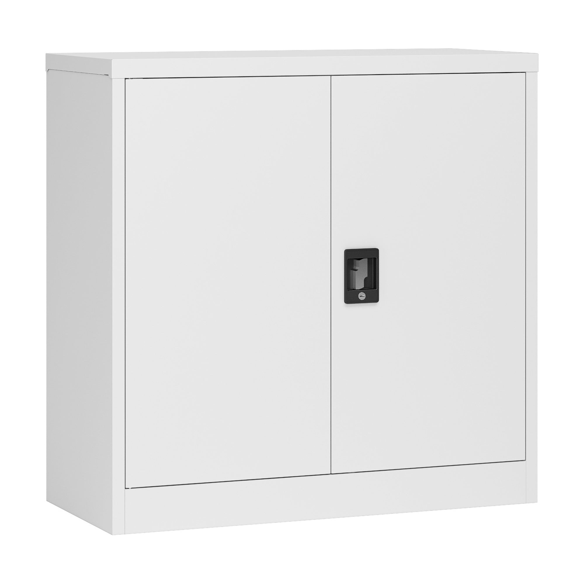foto del prodotto armadio da ufficio armadietto da ufficio mobiletto per soggiorno ufficio camera da letto laboratorio acciaio laccato 90 x 40 x 90 cm grigio chiaro 03 0006321