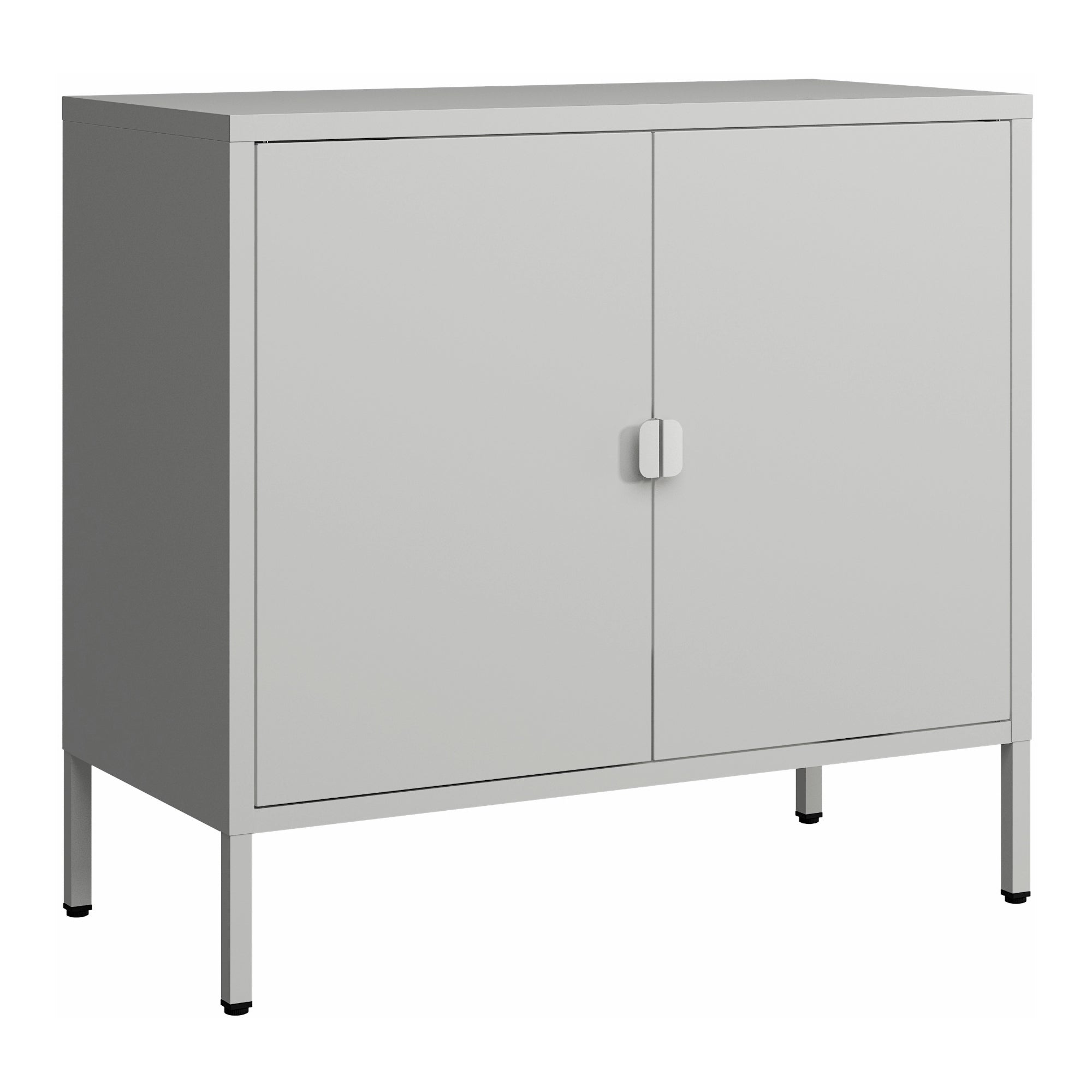 foto del prodotto armadio da ufficio armadietto da ufficio mobiletto per soggiorno ufficio camera da letto officina acciaio 75 x 80 x 40 cm grigio chiaro 03 0006320