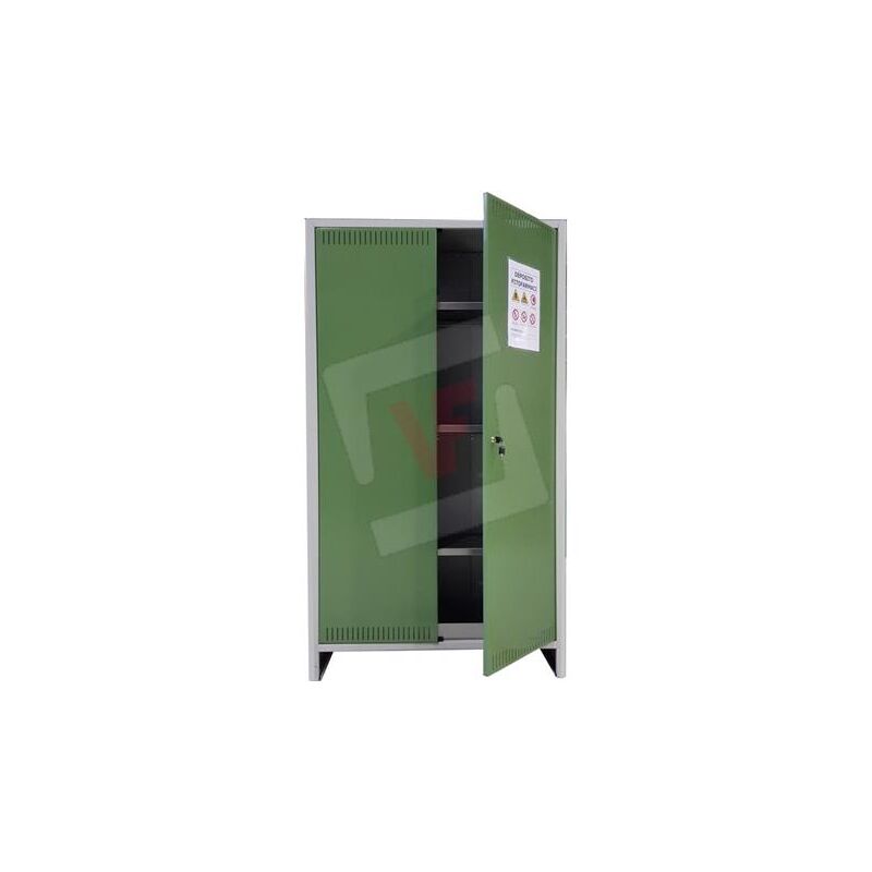 foto del prodotto armadio deposito fitofarmaci certificato lt. 700 con 3 ripiani cm. 100x40x180h