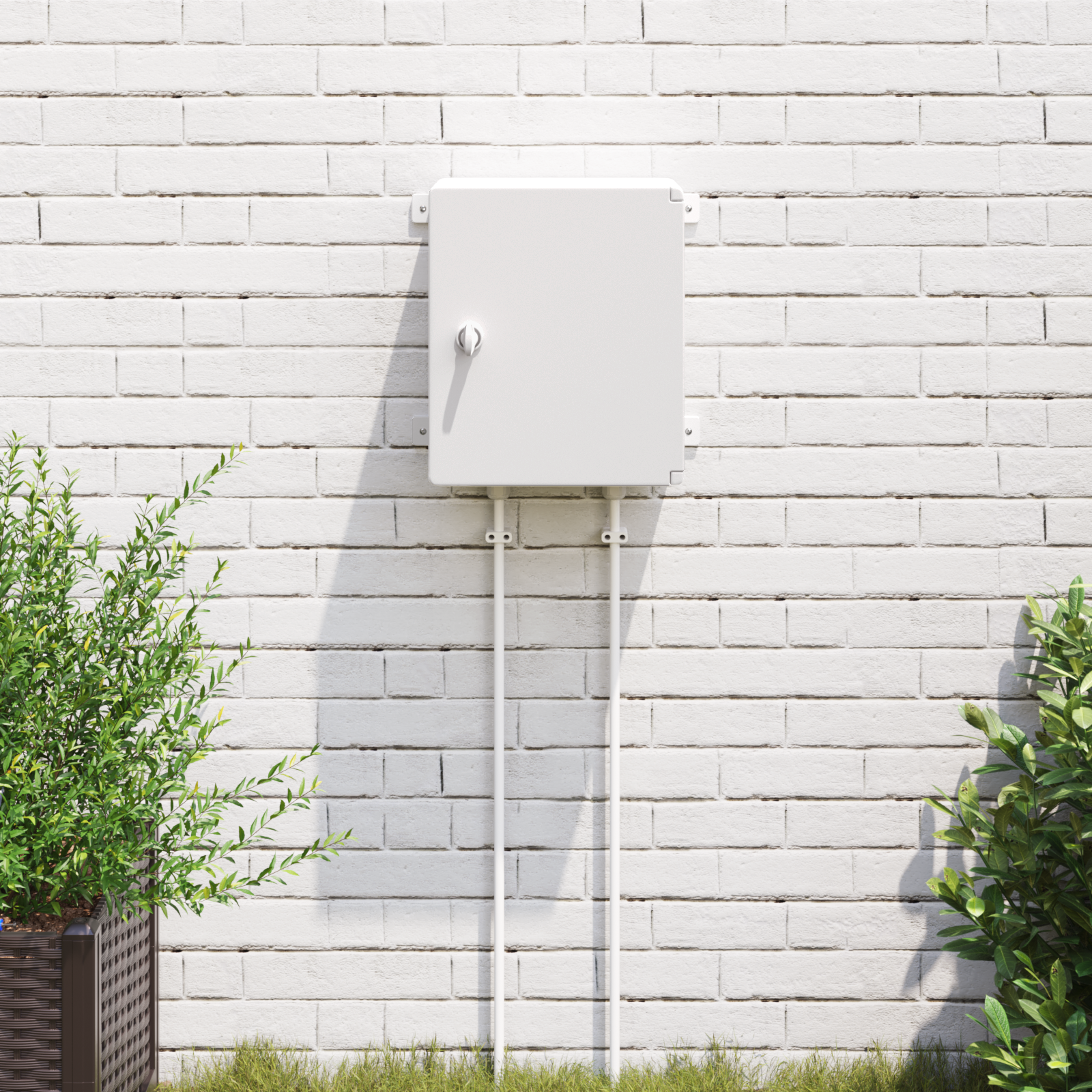 foto del prodotto armadio di controllo ip65 waterproof grigio 30x16,5x35 cm plastica abs