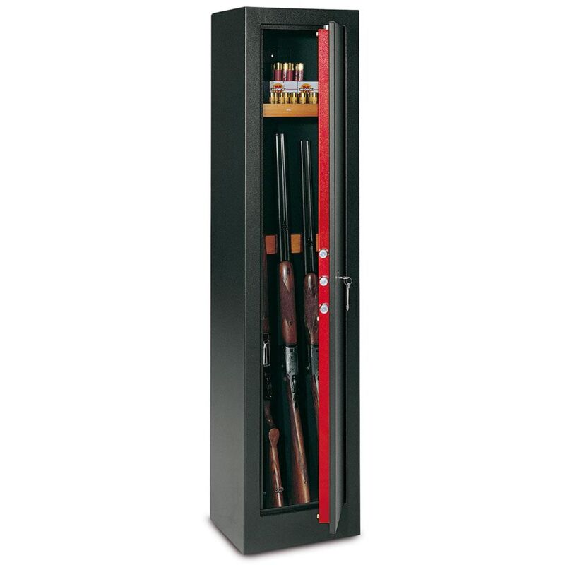 foto del prodotto armadio di sicurezza per pistole e munizioni con 3 ripiani technomax 1560x365x320mm