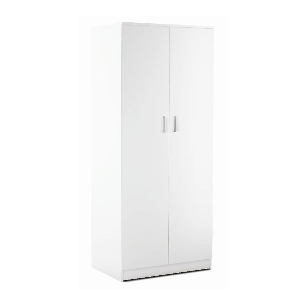 foto del prodotto armadio due ante 77x52 h182cm bianco liscio