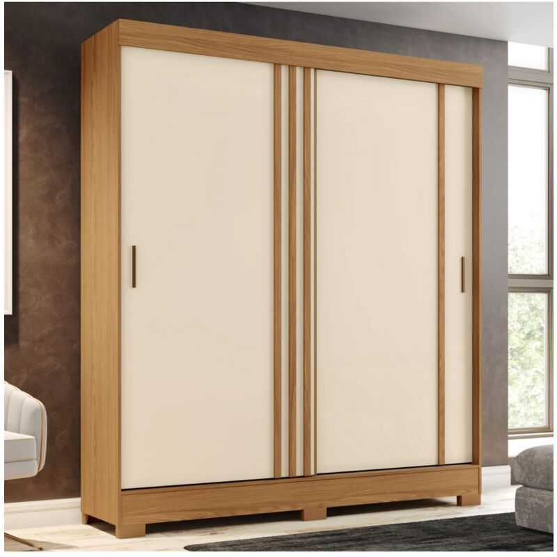 foto del prodotto armadio guardaroba auror beige grigio