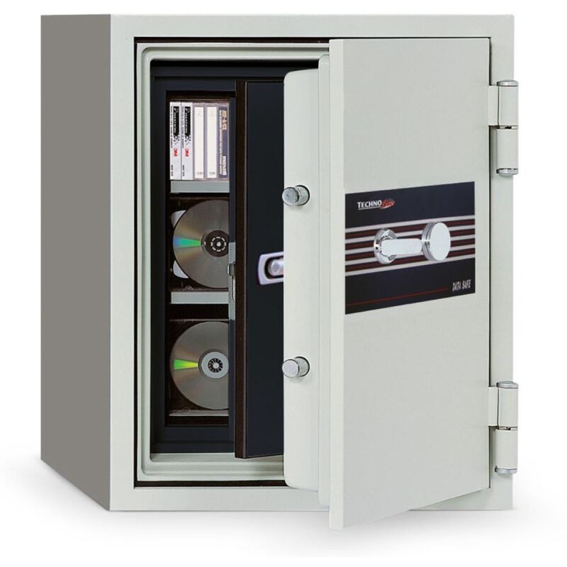 foto del prodotto armadio ignifugo a chiave per supporti magnetici resistenza 60 technomax 420x352x433mm