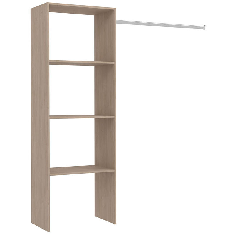 foto del prodotto armadio in legno, 3 ripiani, un guardaroba 160x40x180 elysee