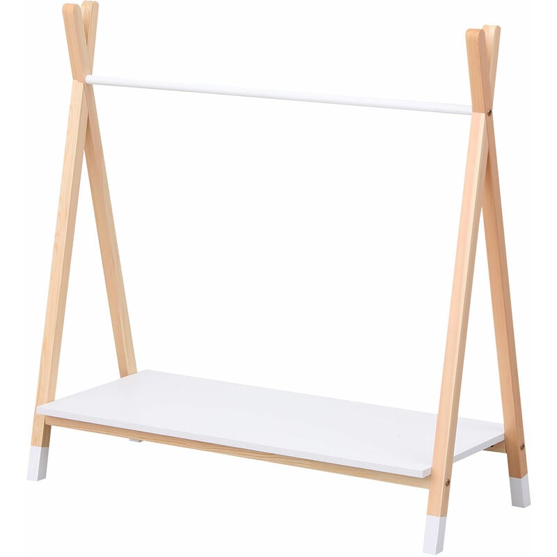 foto del prodotto armadio in legno e bianco lou