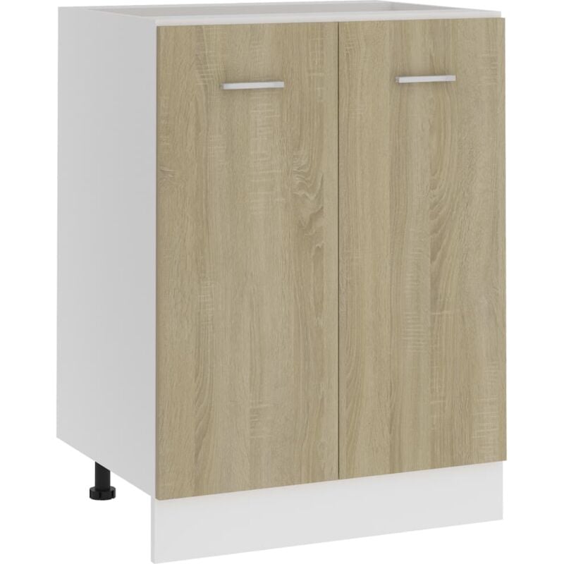foto del prodotto armadio inferiore lyon rovere sonoma 60x46x81,5 cm vidaxl