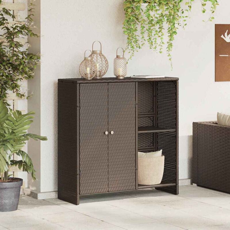 foto del prodotto armadio marrone 100 x 36 x 102 cm in rattan vidaxl
