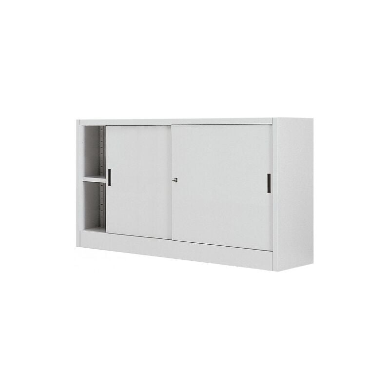 foto del prodotto armadio metallo ante scorrevoli sopralzo 150x45x90 h