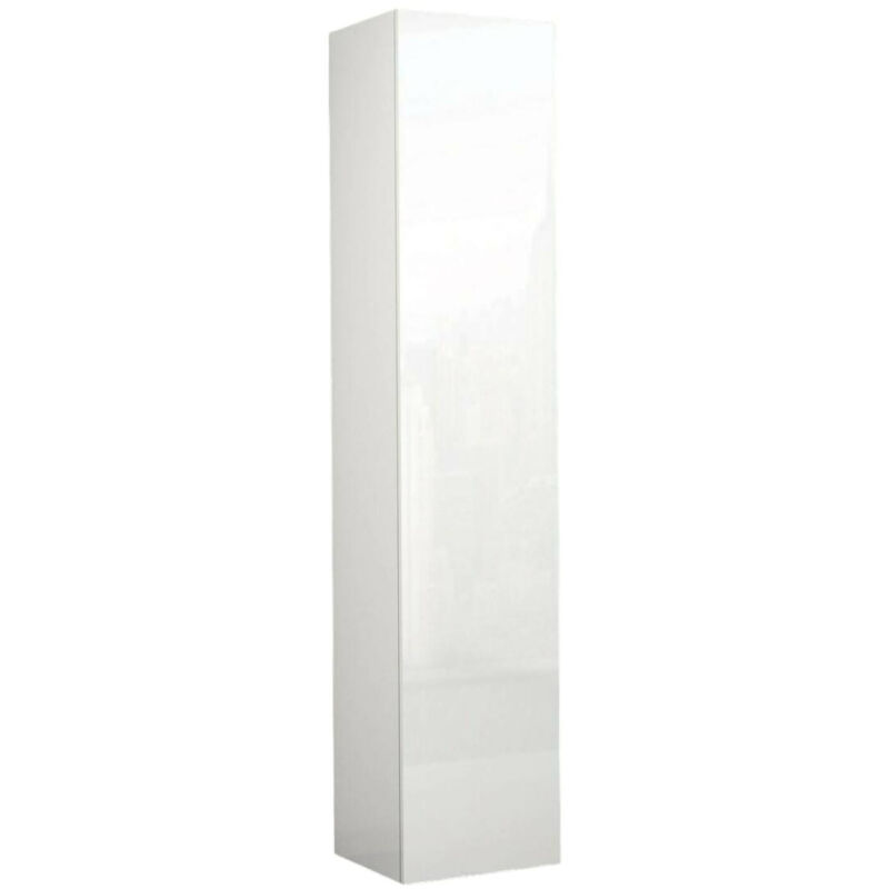 foto del prodotto armadio multiuso 1 antazenone, mobile multiuso a 1 anta, guardaroba multifunzione, 45x35h190 cm, bianco, con imballo rinforzato dmora