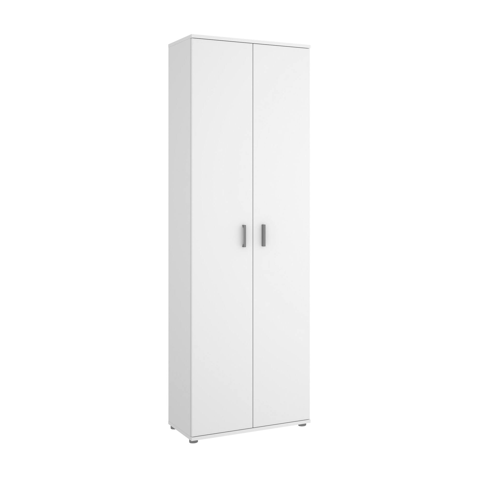 foto del prodotto armadio multiuso 2 ante apro, mobile multifunzione portaoggetti, guardaroba porta scarpe, 61x35h190 cm, bianco dmora
