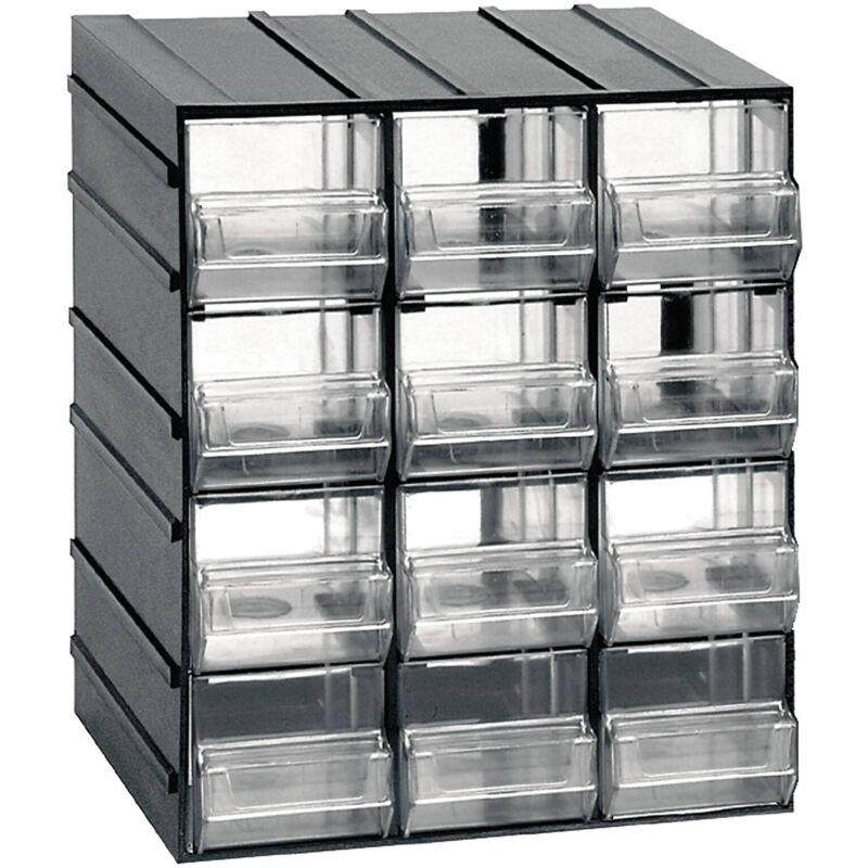 foto del prodotto armadio multiuso 2 ante atanasia, armadietto porta minuteria, mobile per contenitori portautensili, 100 made in italy, 19x15h23 cm, antracite, 12