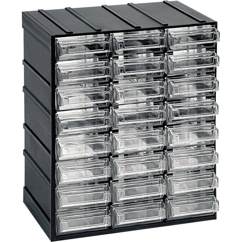 foto del prodotto armadio multiuso 2 ante atanasia, armadietto porta minuteria, mobile per contenitori portautensili, 100 made in italy, 19x15h23 cm, antracite, 24