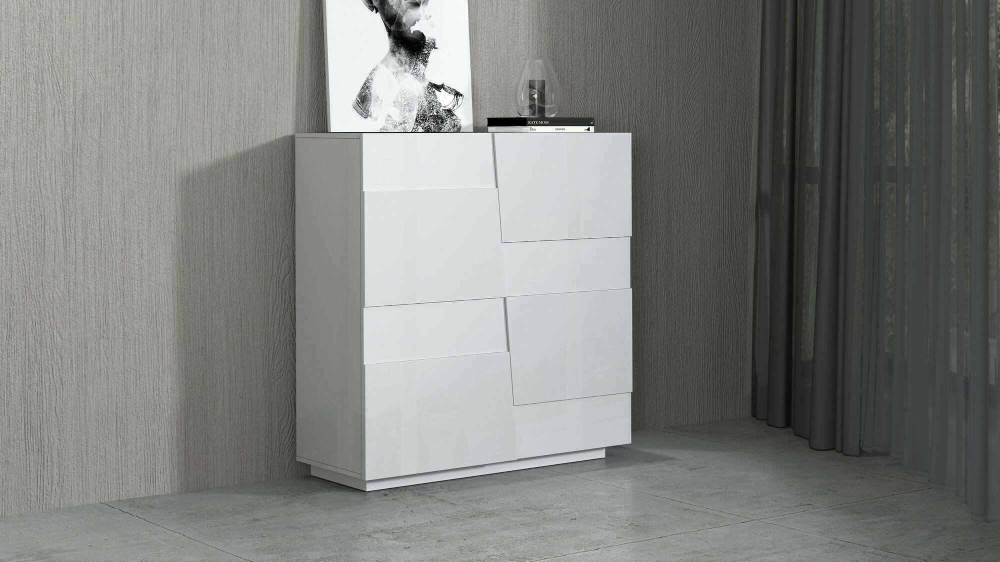 foto del prodotto armadio multiuso 2 ante aulla, mobile multifunzione, armadietto a 2 ante, 120x44h126 cm, bianco