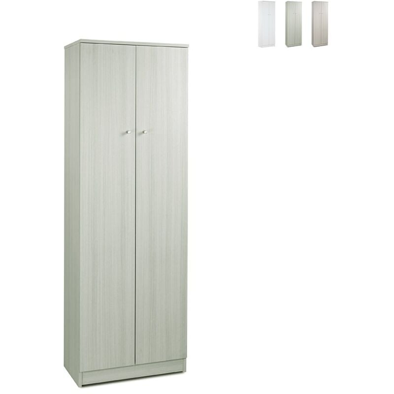 foto del prodotto armadio multiuso due ante eucalipto 62x34x h182 cm