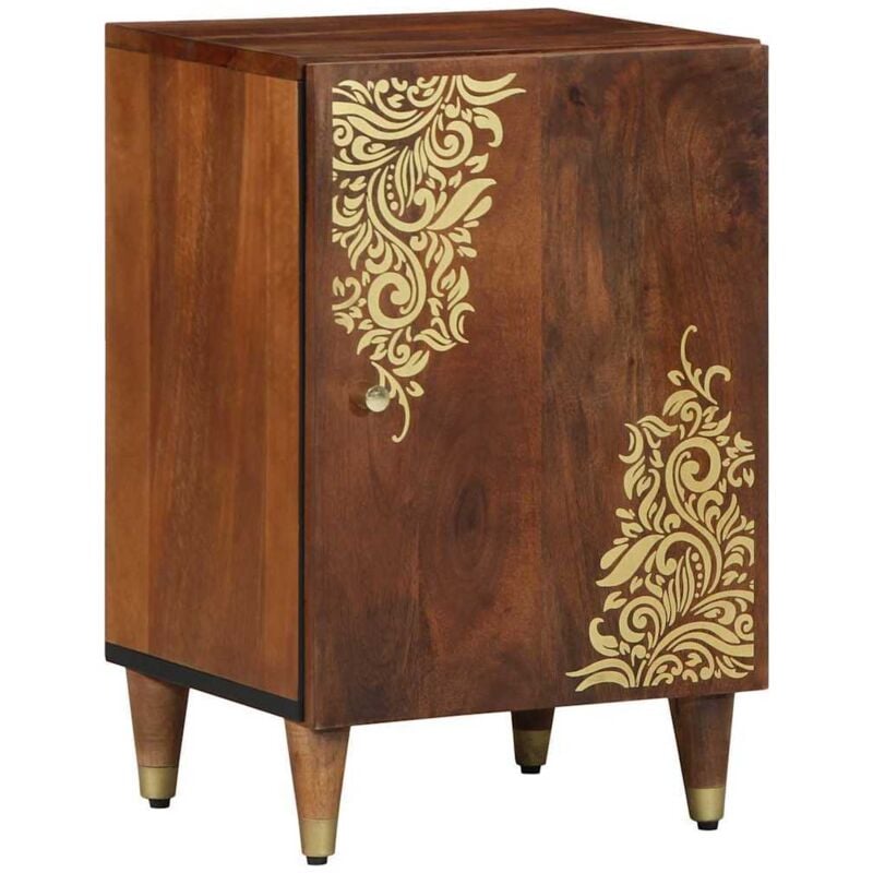 foto del prodotto armadio per bagno 38x33x58 cm in legno massello di mango vidaxl