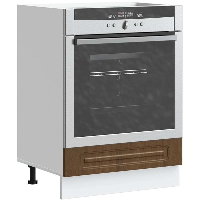 foto del prodotto armadio per forno kalmar rovere marrone in legno multistrato vidaxl