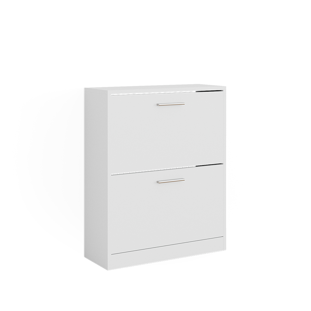 foto del prodotto armadio per le scarpe gizmo, bianco, 59 x 72.5 cm 2 scomparti vicco