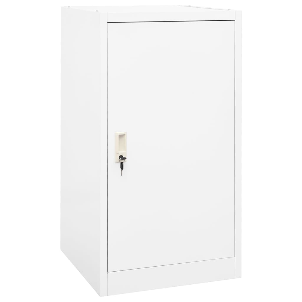foto del prodotto armadio porta sella bianco 53x53x105 cm in acciaio