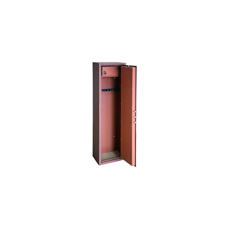 foto del prodotto armadio portafucile fuciliera acciaio blindato 4 o 8 posti finitura legno 19747v 8 posti 37687 