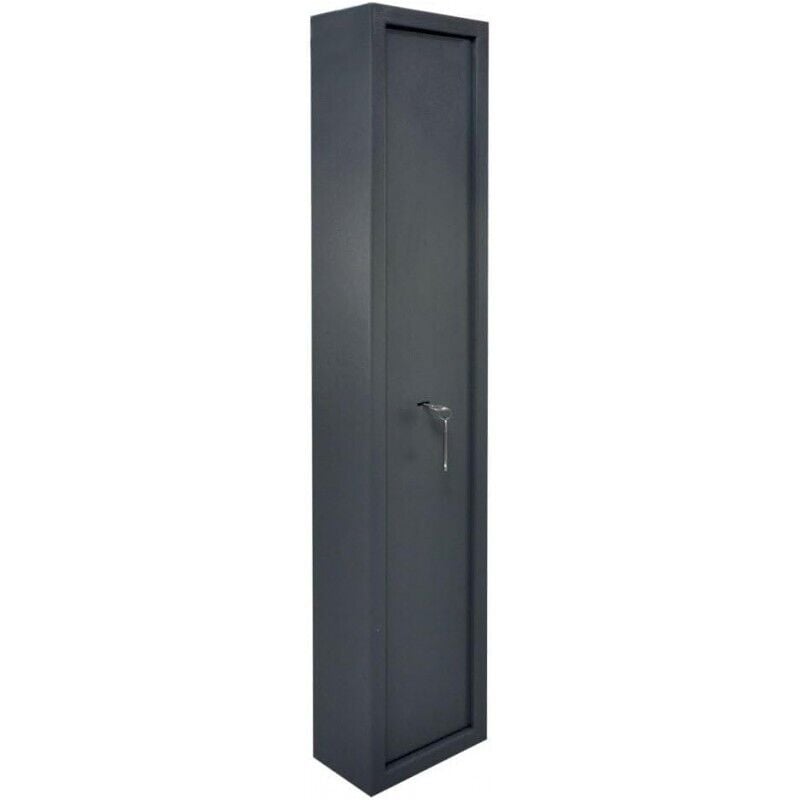 foto del prodotto armadio portafucili uniko con tesoretto blindato finitura legno 3 posti