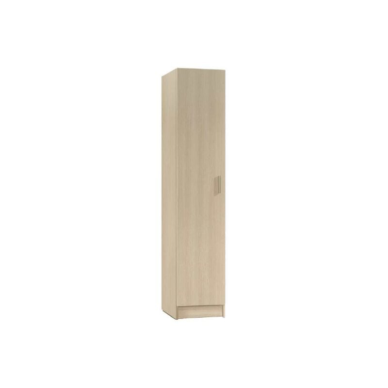 foto del prodotto armadio portascope 37x37x180h cm con 1 anta rovere chiaro giacinto