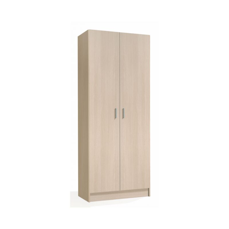 foto del prodotto armadio portascope 73x37x180h cm con 2 ante rovere chiaro forl 