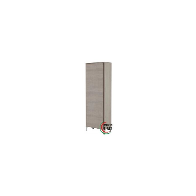 foto del prodotto armadio portascope rovere chiaro, 60x35x183cm