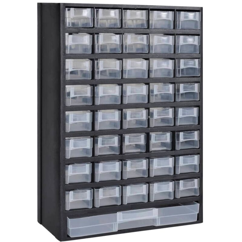 foto del prodotto armadio portautensili con cassetta portautensili in plastica a 41 cassetti 020003803
