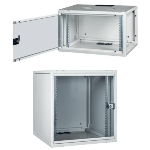 foto del prodotto armadio rack 19 12u profondita 600 mm da assemblare grigio disassemblato serie eavi lk1912u60p