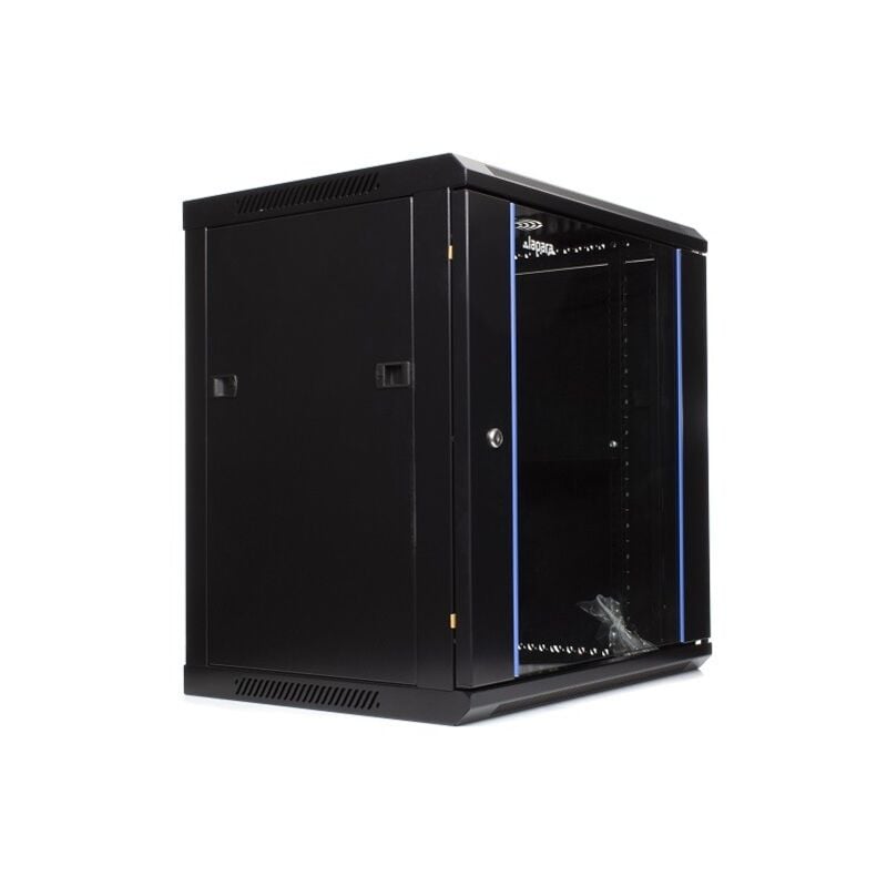 foto del prodotto armadio rack a parete 12u a600 f450 flat pack lappara networking