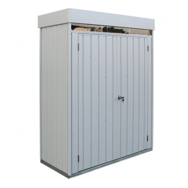 foto del prodotto armadio ripostiglio palladium high store 161,5x74.6x209 cm a due porte con giardino pensile di colore grigio