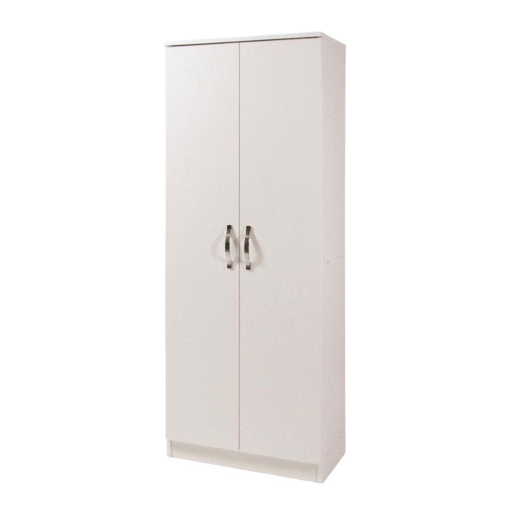 foto del prodotto armadio scarpiera 2 ante e 5 ripiani gabriella 180 colore bianco frassinato