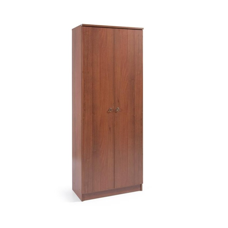 foto del prodotto armadio scarpiera multiuso noce antico legno nobilitato 2 ante h182x71x38