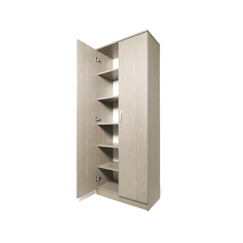 foto del prodotto armadio scarpiera multiuso olmo in legno nobilitato 2 ante h182x71x38