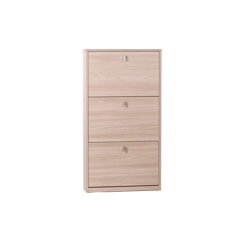 foto del prodotto armadio scarpiera slim con 3 ripiani a ribalta.