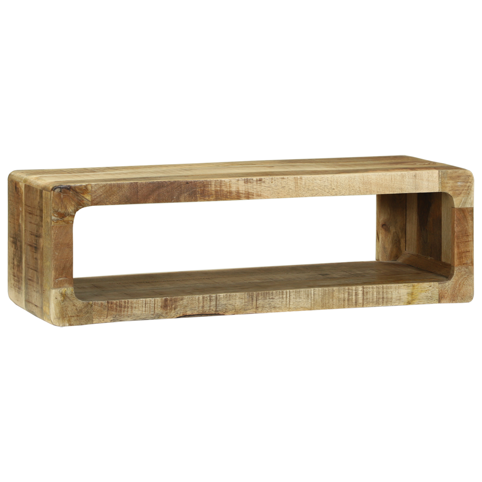 foto del prodotto armadio tv 80x30x25 cm legno massello di mango grezzo