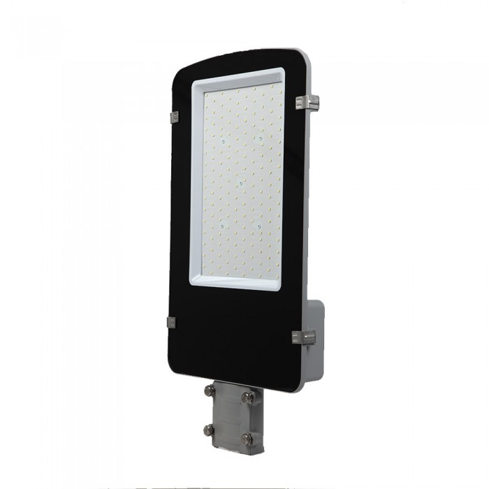 foto del prodotto armatura lampione stradale led chip samsung 100w colore grigio 6400k ip65 sku 21530 v-tac pro vt-100st