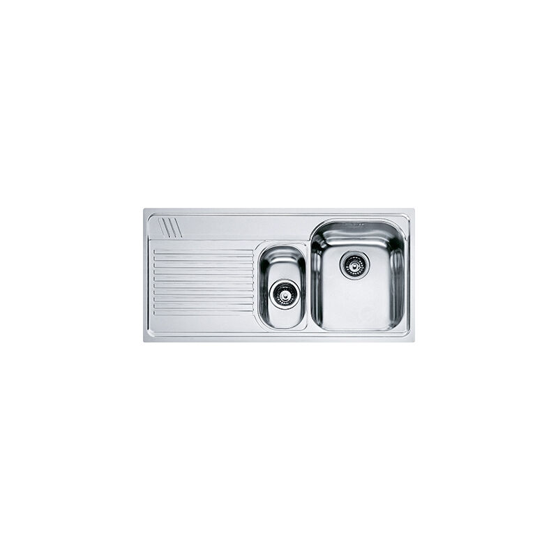 foto del prodotto armonia aml 651. tipo di lavello lavello montato su piano, forma del lavandino rettangolare, materiale del lavandino acciaio inox. larghezza 1000