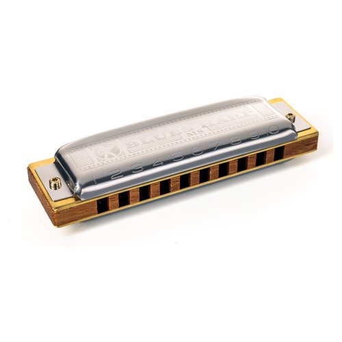 foto del prodotto armonica hohner 732493 ms series blues harp silver e wood